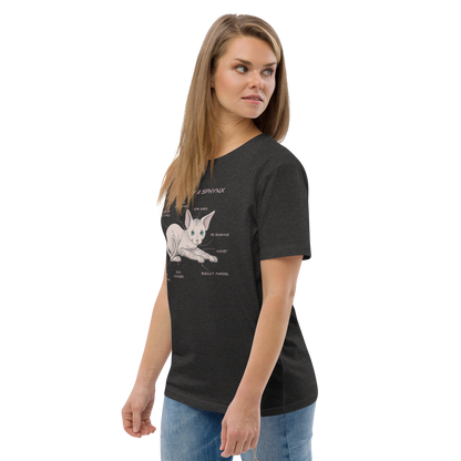 "ANATOMY OF A SPHYNX" UNISEX ORGANIC TEE
