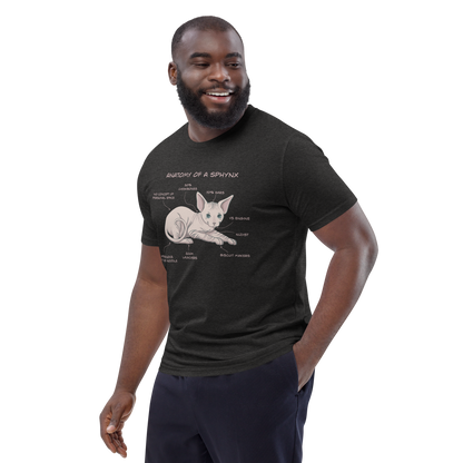 "ANATOMY OF A SPHYNX" UNISEX ORGANIC TEE