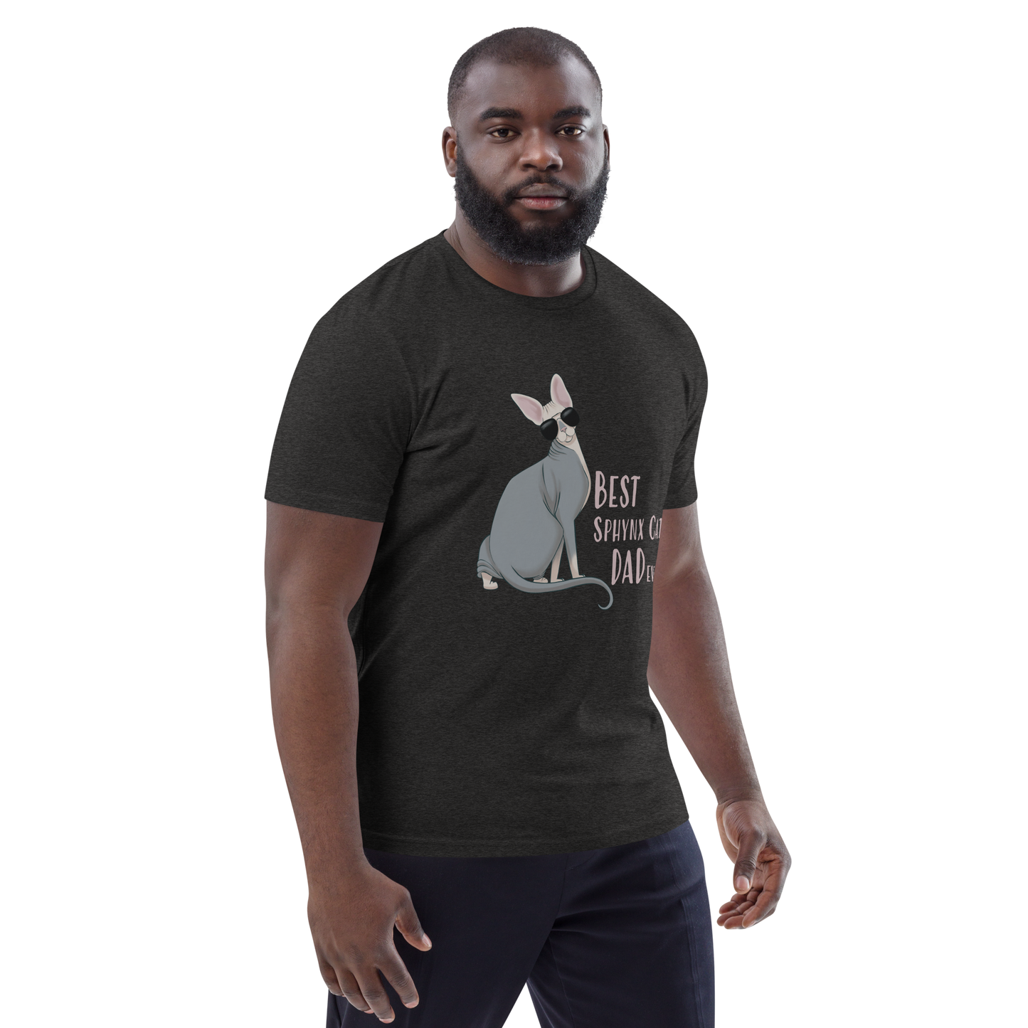 "BEST SPHYNX CAT DAD" UNISEX ECO TEE
