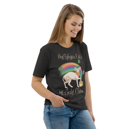 "MY SPHYNX CAT IS MY LUCKY CHARM" - UNISEX TEE