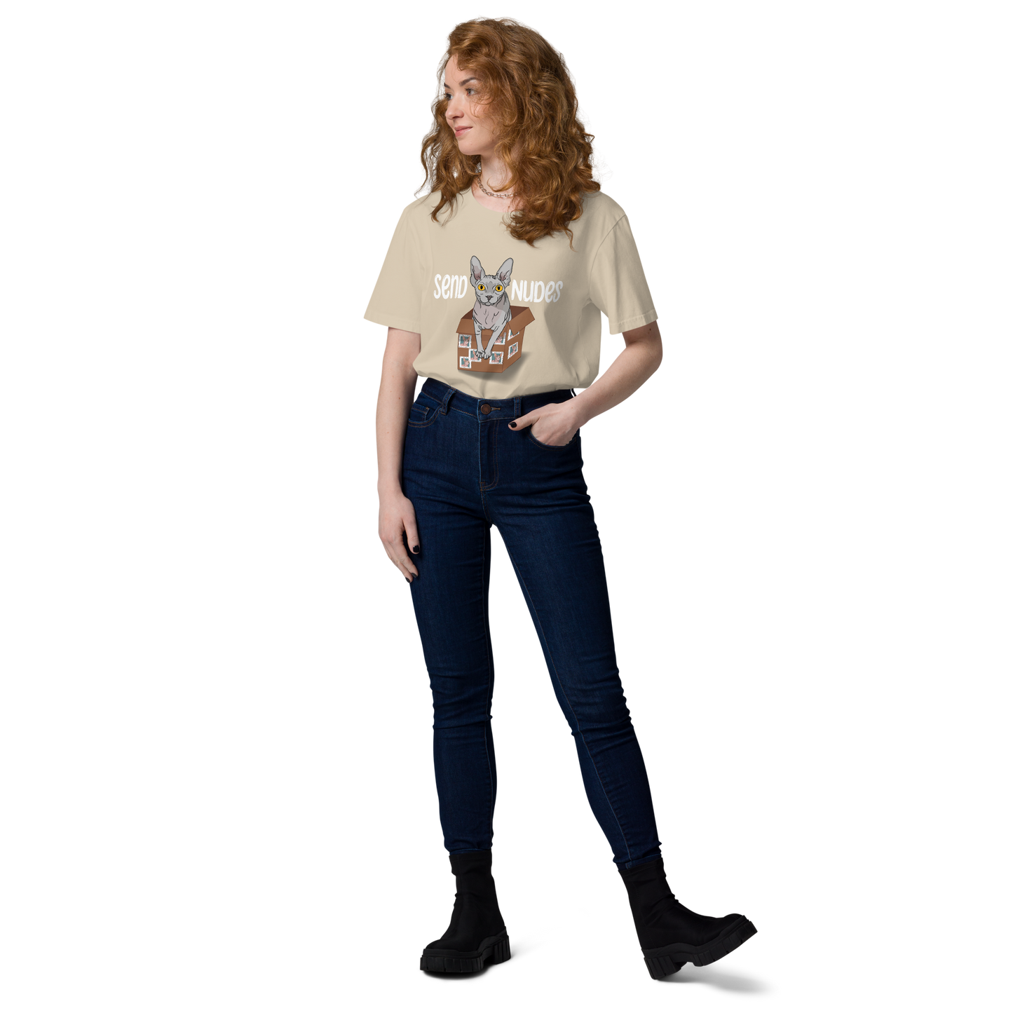 "SEND NUDES" UNISEX ECO TEE