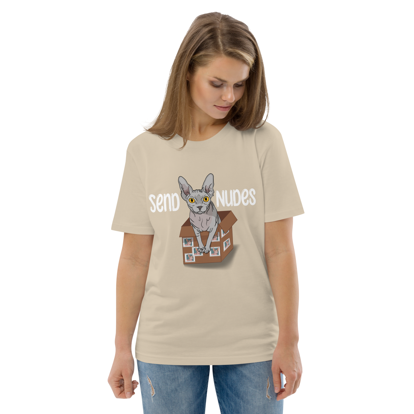 "SEND NUDES" UNISEX ECO TEE