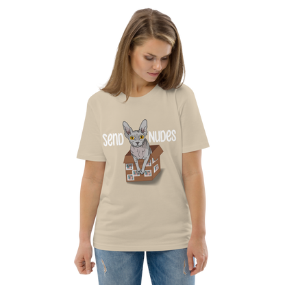 "SEND NUDES" UNISEX ECO TEE