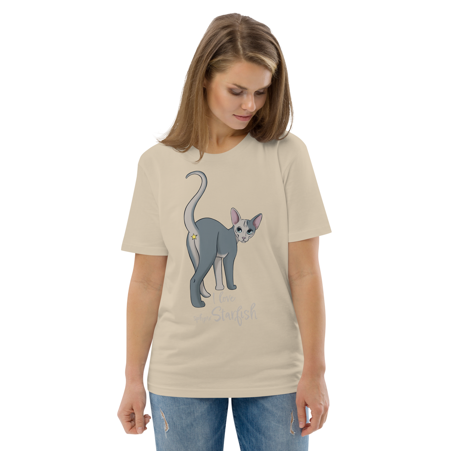 "I LOVE SPHYNX STARFISH" UNISEX ECO TEE