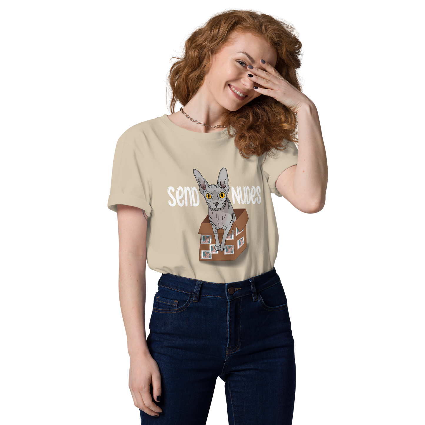 "SEND NUDES" UNISEX ECO TEE