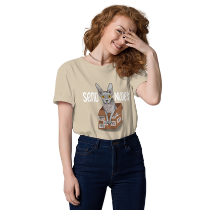 "SEND NUDES" UNISEX ECO TEE