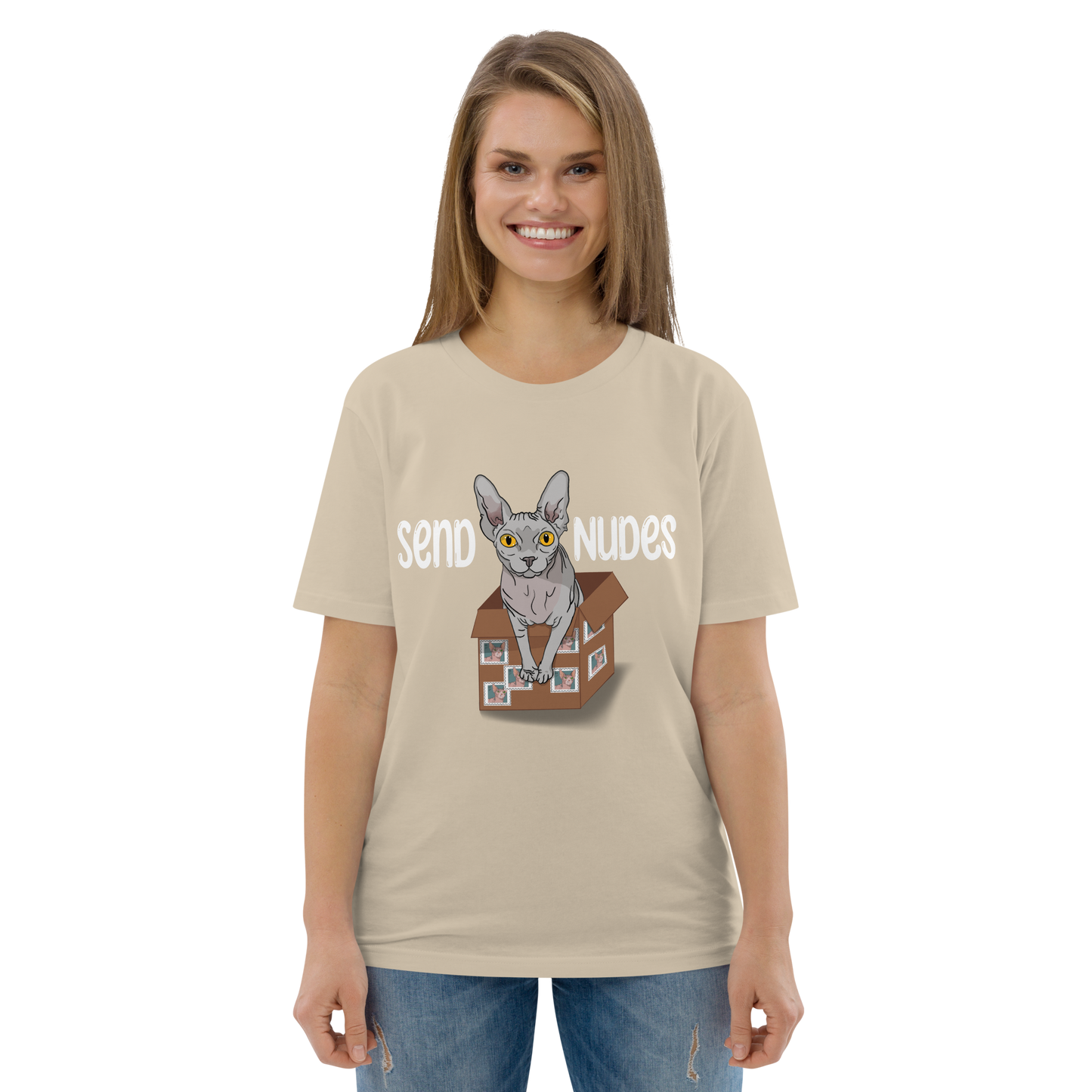 "SEND NUDES" UNISEX ECO TEE