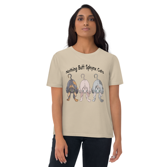 "NOTHING BUTT SPHYNX" UNISEX ECO TEE
