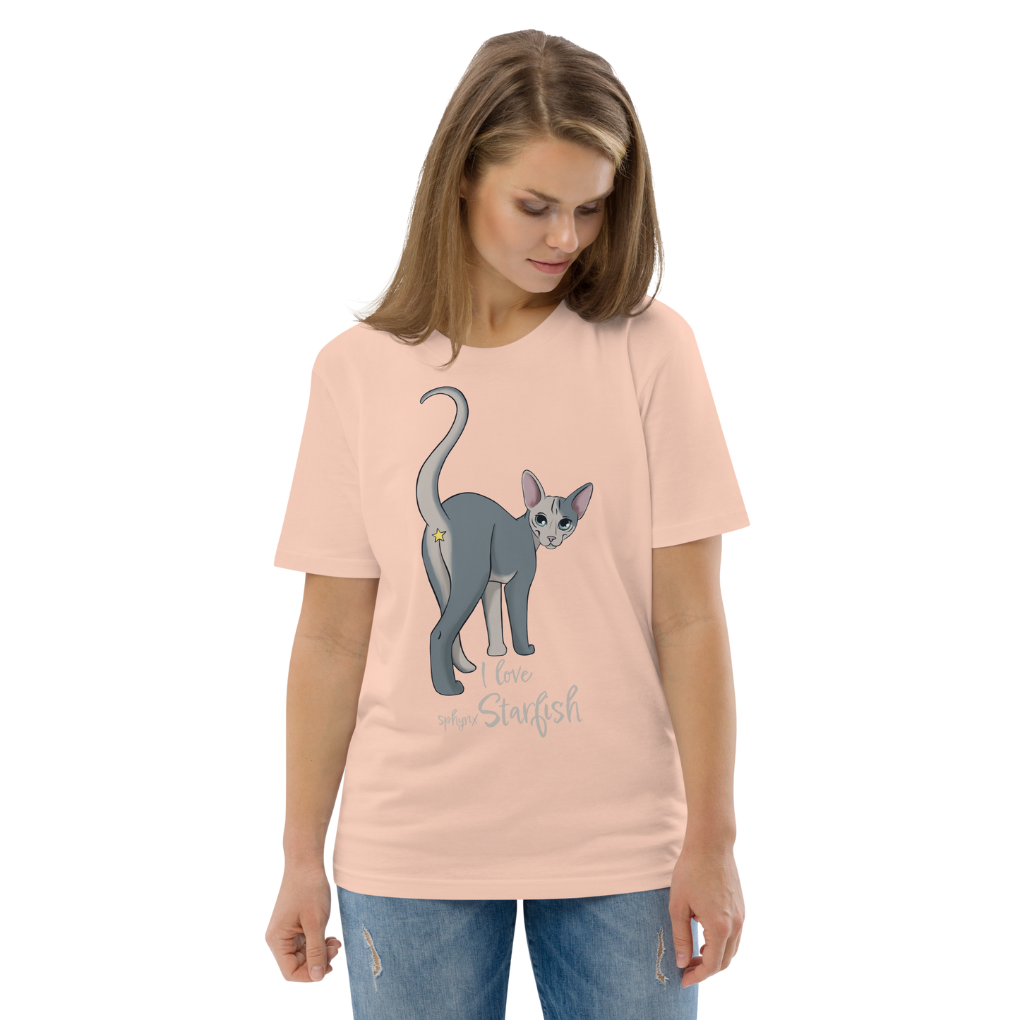 "I LOVE SPHYNX STARFISH" UNISEX ECO TEE
