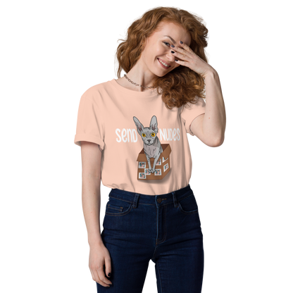 "SEND NUDES" UNISEX ECO TEE