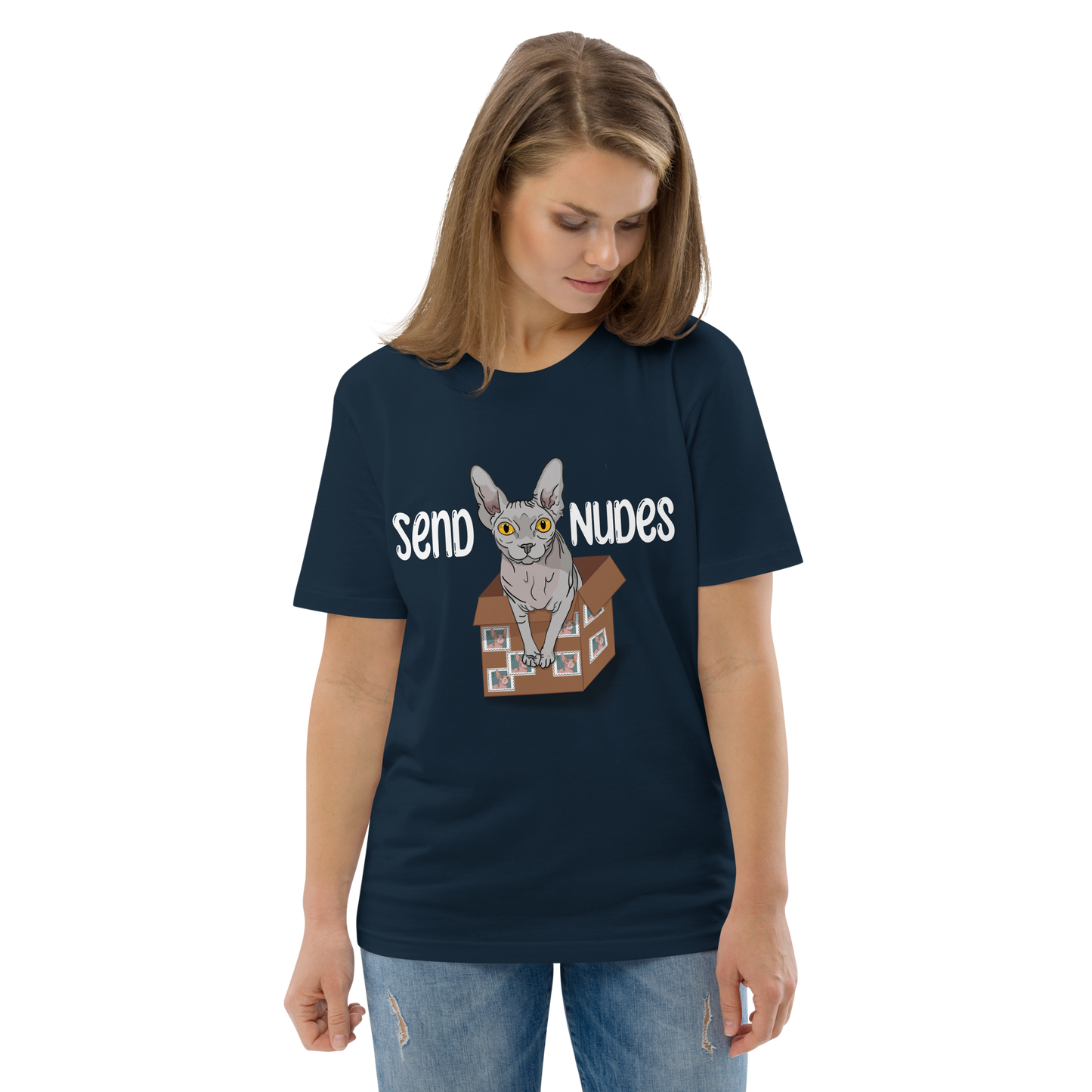 "SEND NUDES" UNISEX ECO TEE