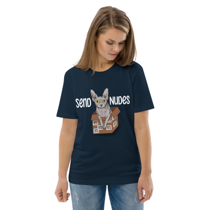 "SEND NUDES" UNISEX ECO TEE