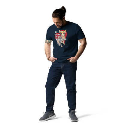 "MY SECRET TO HAPPINESS" UNISEX ECO TEE