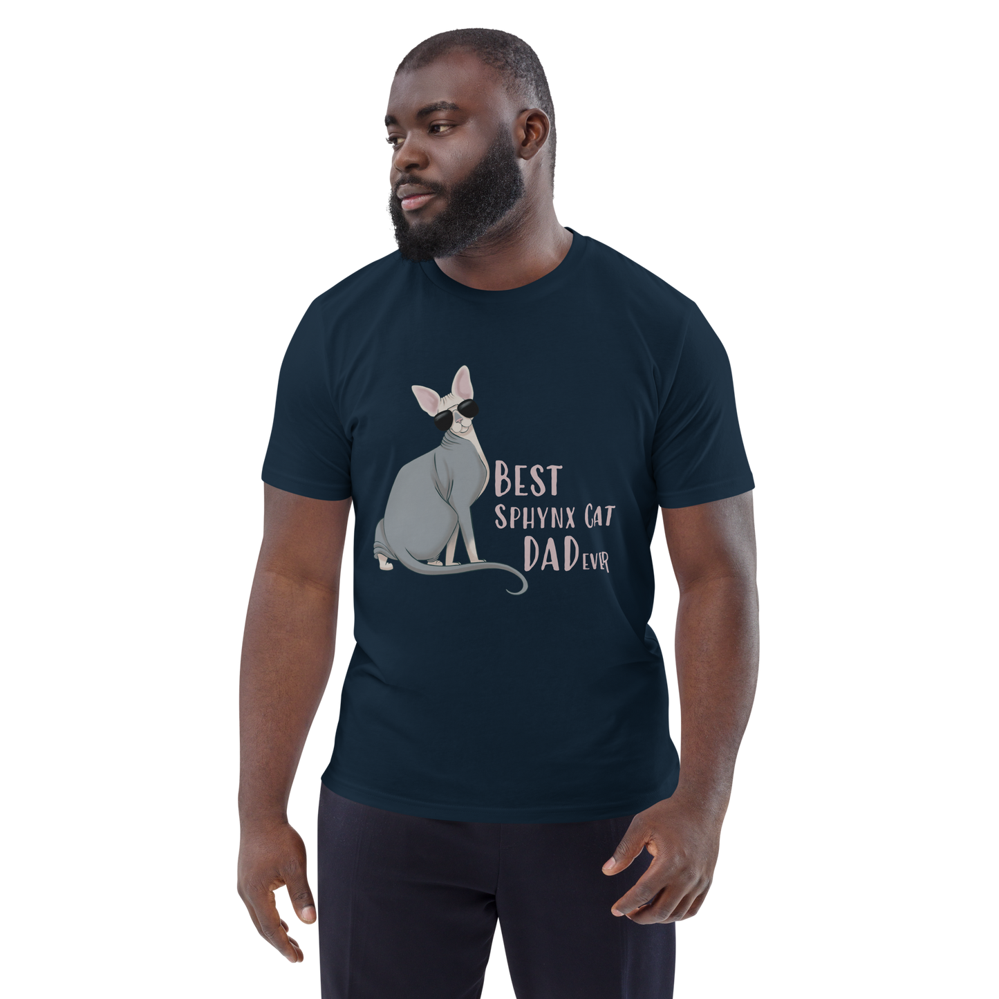 "BEST SPHYNX CAT DAD" UNISEX ECO TEE