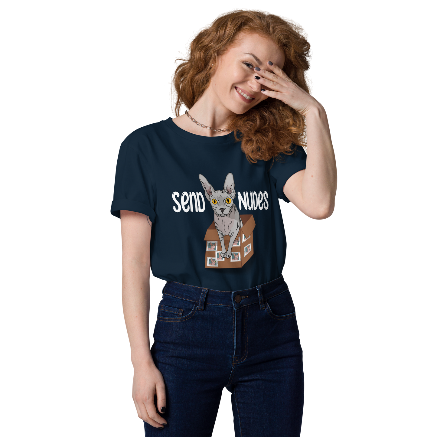 "SEND NUDES" UNISEX ECO TEE