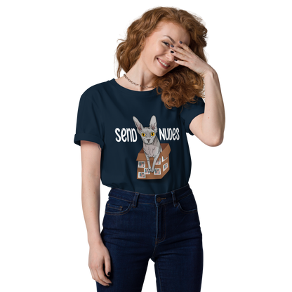 "SEND NUDES" UNISEX ECO TEE