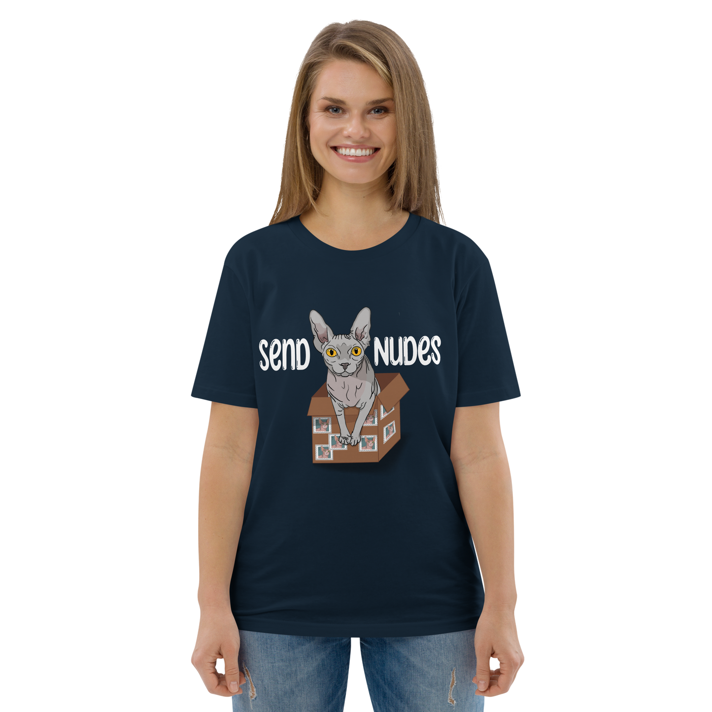 "SEND NUDES" UNISEX ECO TEE