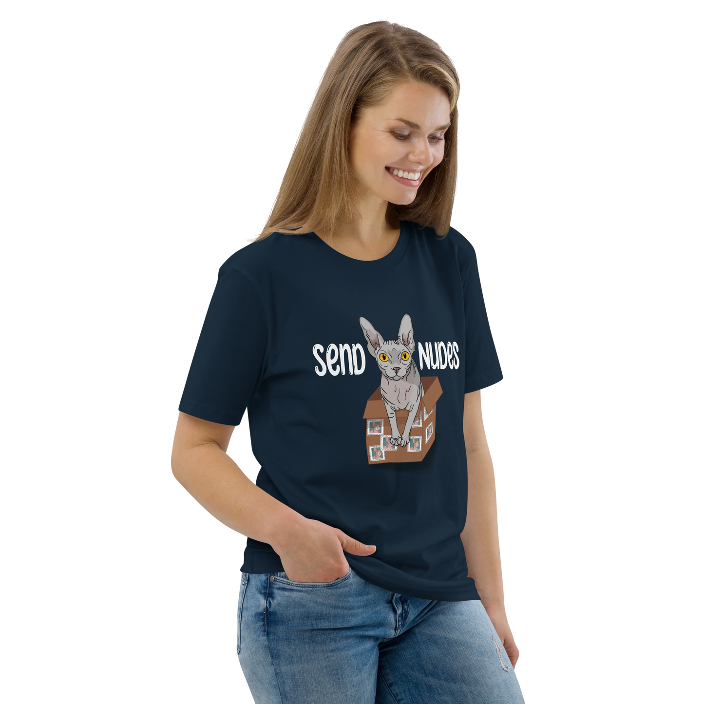 "SEND NUDES" UNISEX ECO TEE