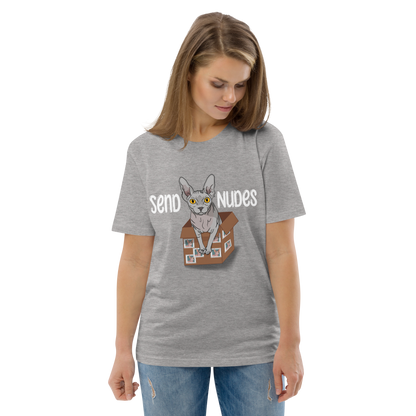 "SEND NUDES" UNISEX ECO TEE
