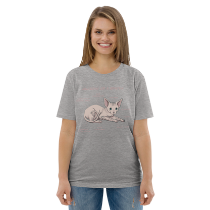 "ANATOMY OF A SPHYNX" UNISEX ORGANIC TEE