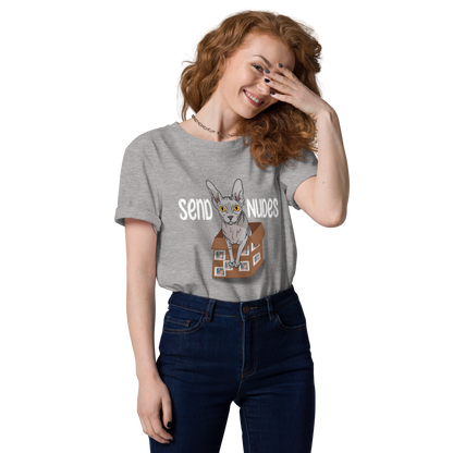 "SEND NUDES" UNISEX ECO TEE