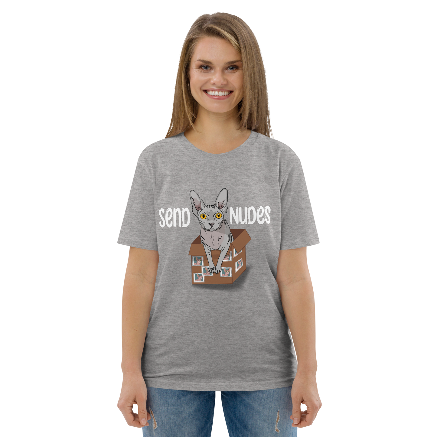 "SEND NUDES" UNISEX ECO TEE