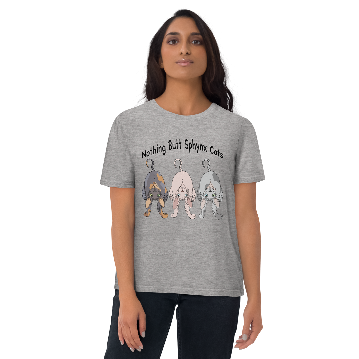 "NOTHING BUTT SPHYNX" UNISEX ECO TEE