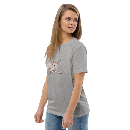 "ANATOMY OF A SPHYNX" UNISEX ORGANIC TEE