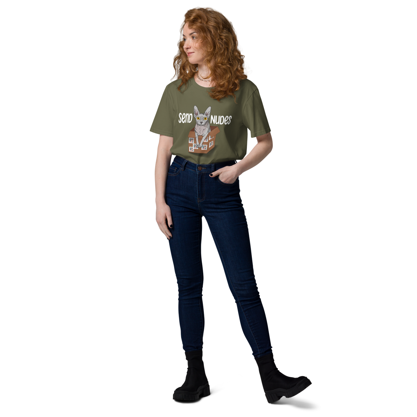 "SEND NUDES" UNISEX ECO TEE