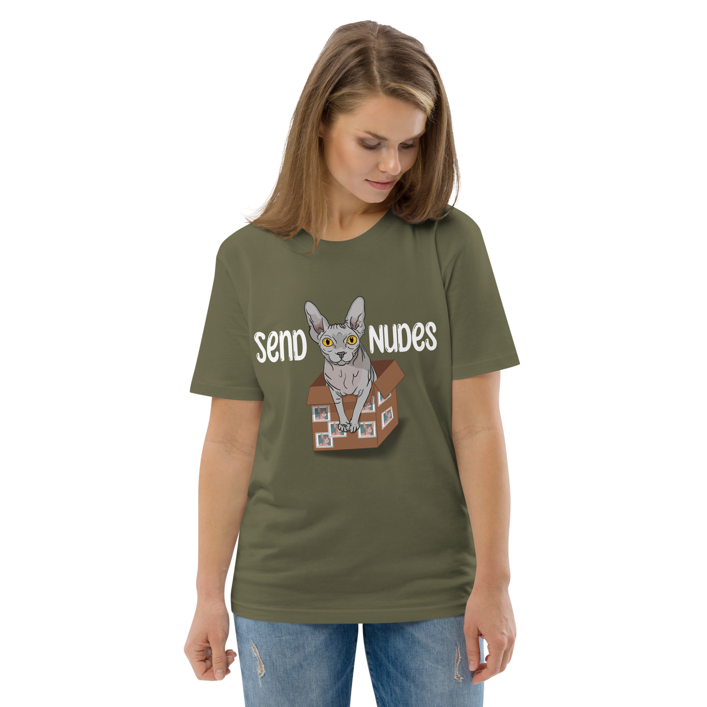 "SEND NUDES" UNISEX ECO TEE
