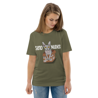 "SEND NUDES" UNISEX ECO TEE