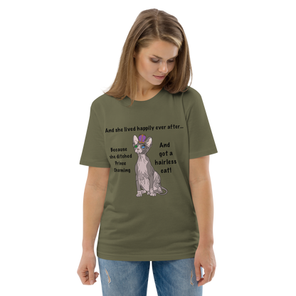 "DITCHED PRINCE CHARMING & GOT A SPHYNX CAT" ECO TEE