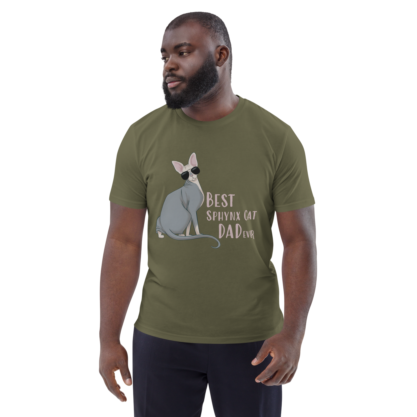 "BEST SPHYNX CAT DAD" UNISEX ECO TEE
