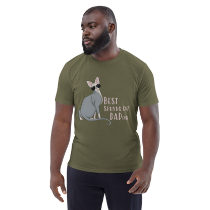 "BEST SPHYNX CAT DAD" UNISEX ECO TEE