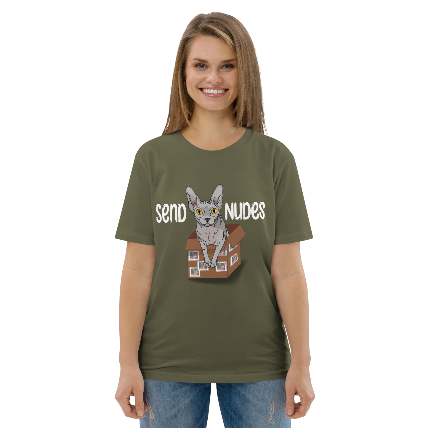"SEND NUDES" UNISEX ECO TEE