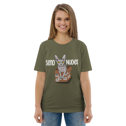 "SEND NUDES" UNISEX ECO TEE