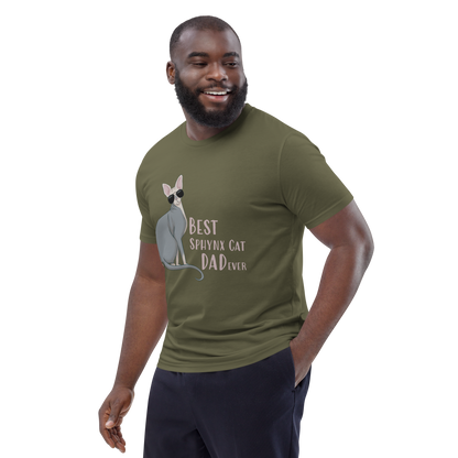 "BEST SPHYNX CAT DAD" UNISEX ECO TEE