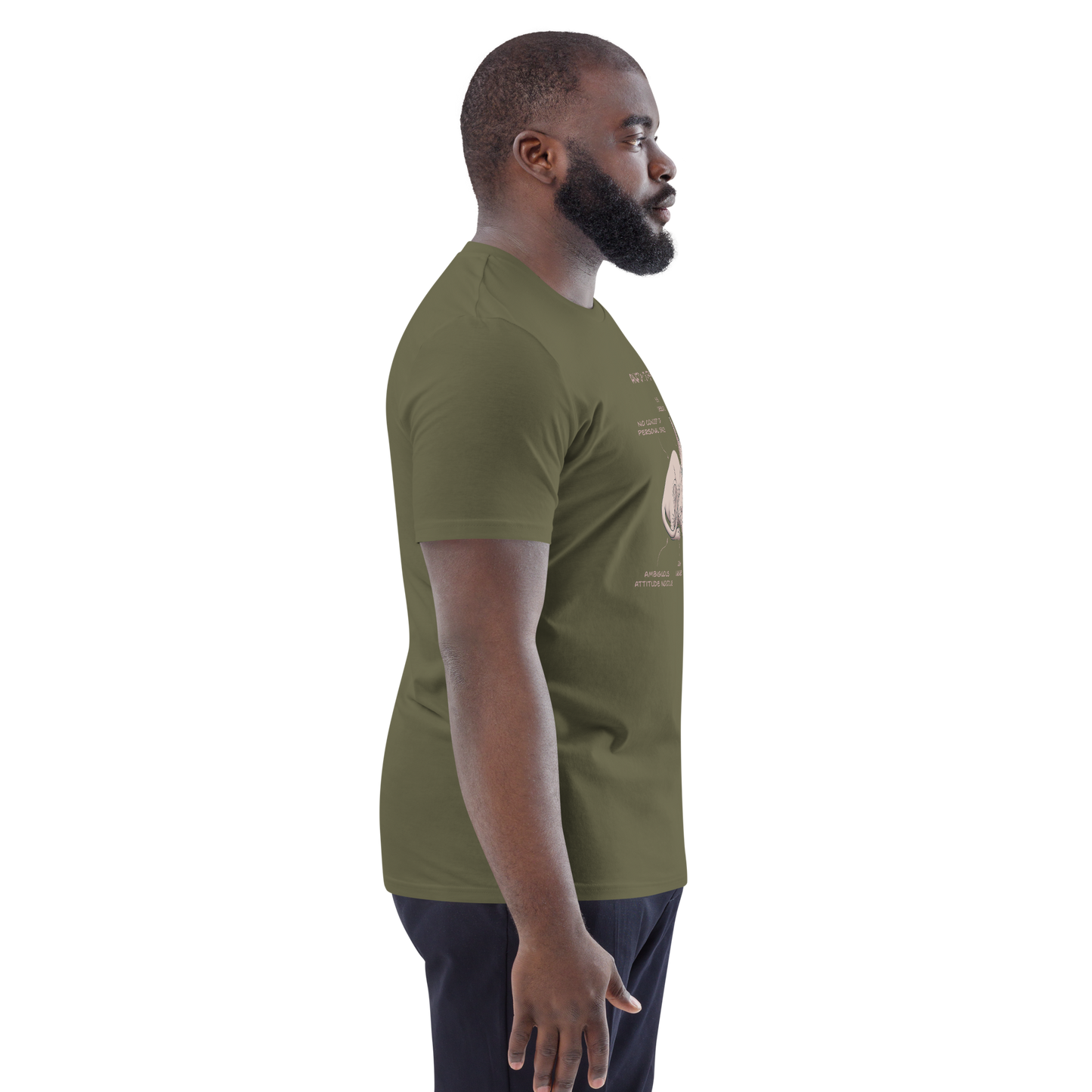 "ANATOMY OF A SPHYNX" UNISEX ORGANIC TEE