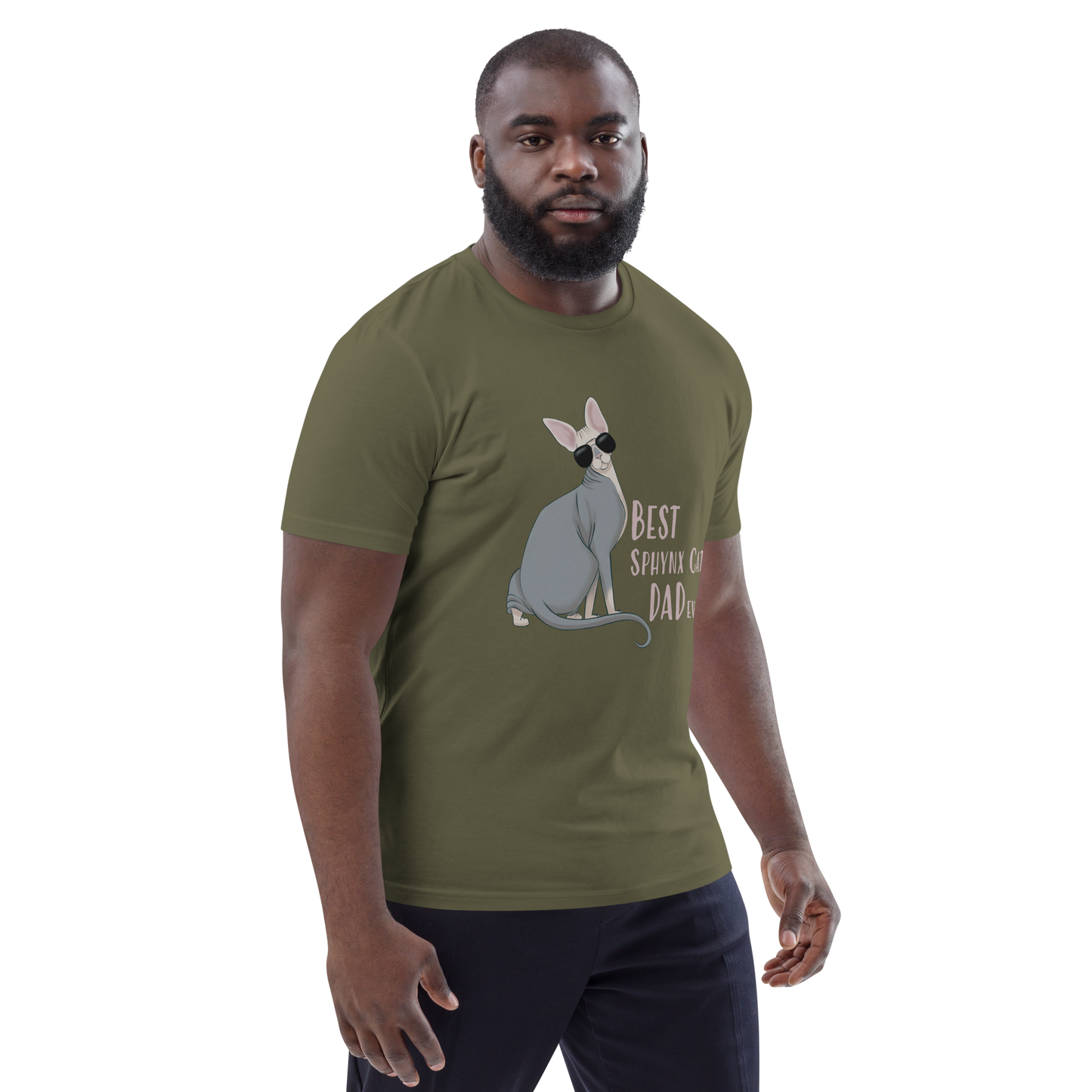 "BEST SPHYNX CAT DAD" UNISEX ECO TEE