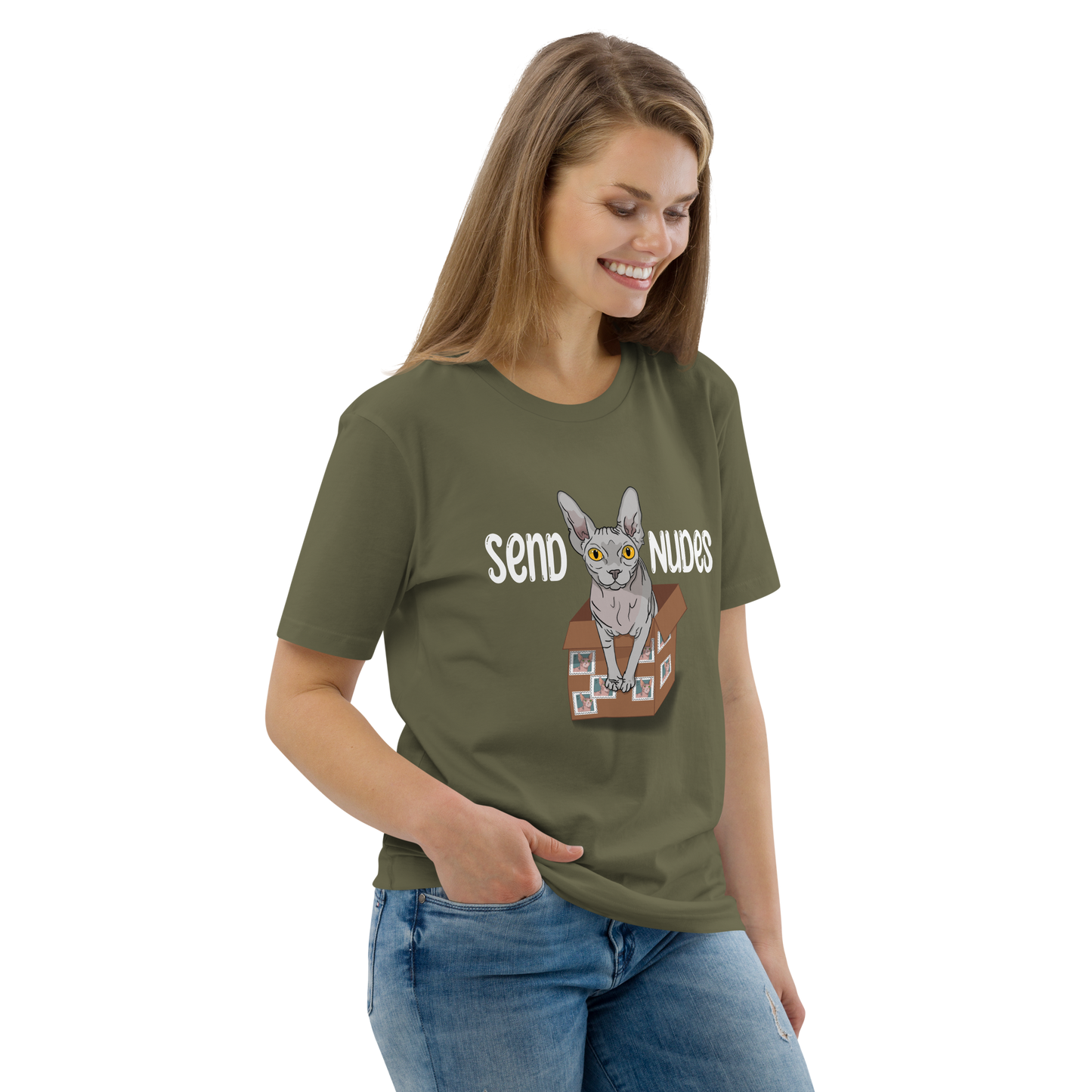 "SEND NUDES" UNISEX ECO TEE