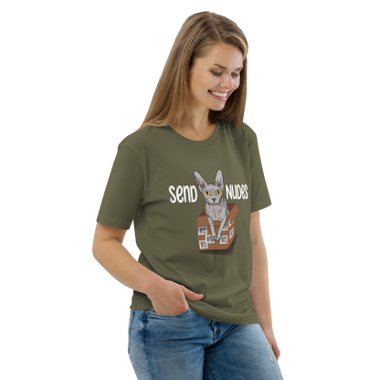 "SEND NUDES" UNISEX ECO TEE