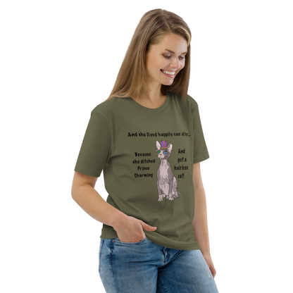 "DITCHED PRINCE CHARMING & GOT A SPHYNX CAT" ECO TEE