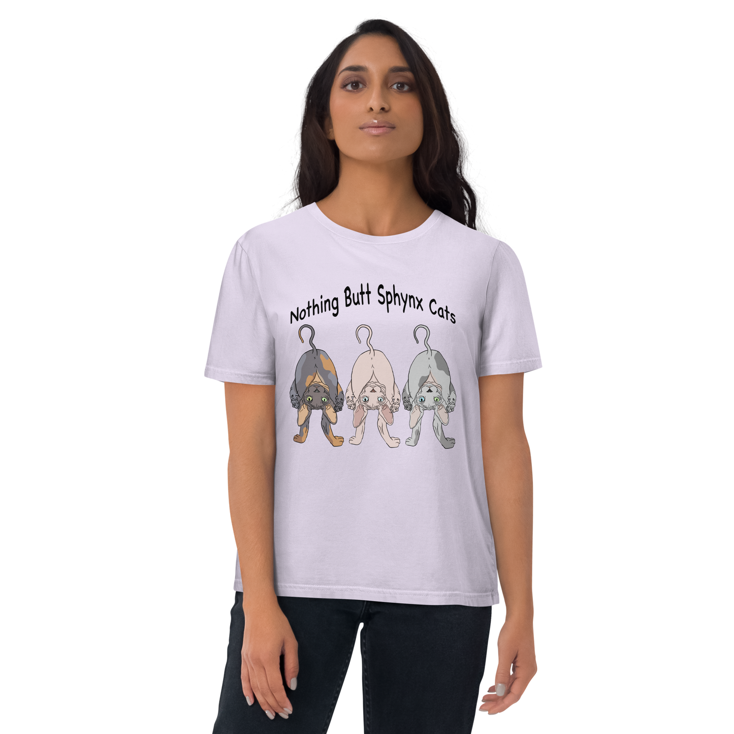 "NOTHING BUTT SPHYNX" UNISEX ECO TEE