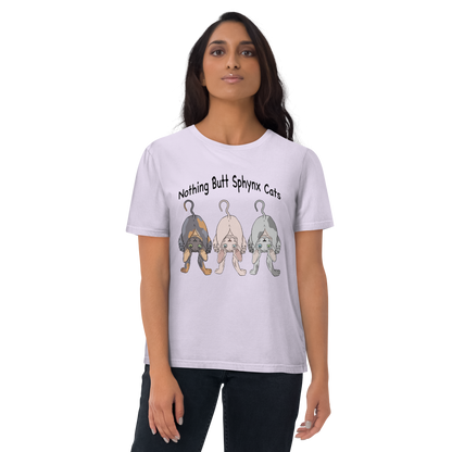 "NOTHING BUTT SPHYNX" UNISEX ECO TEE