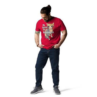 "MY SECRET TO HAPPINESS" UNISEX ECO TEE