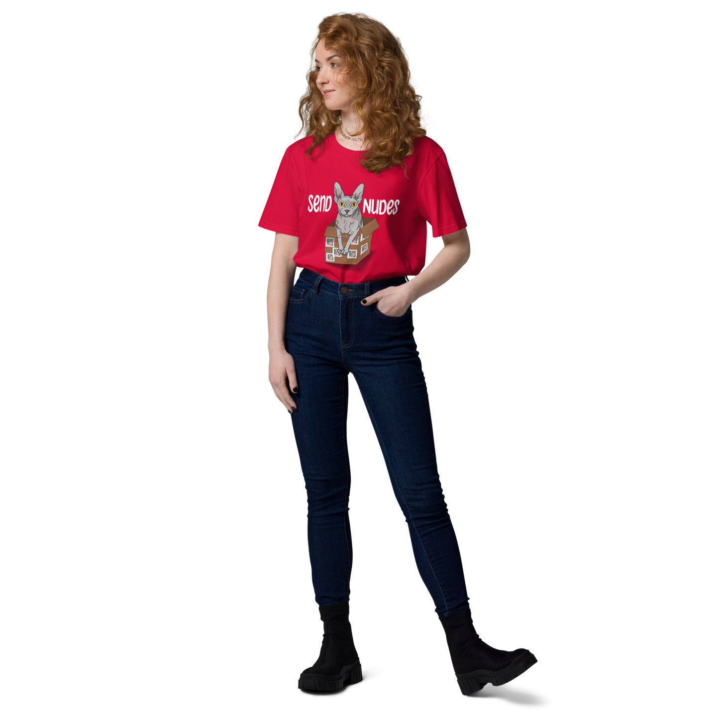 "SEND NUDES" UNISEX ECO TEE