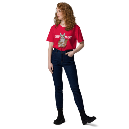 "SEND NUDES" UNISEX ECO TEE