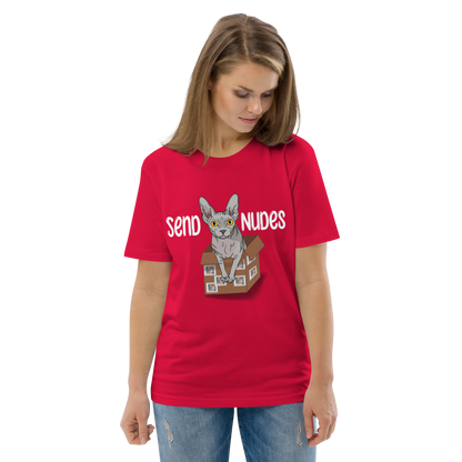 "SEND NUDES" UNISEX ECO TEE