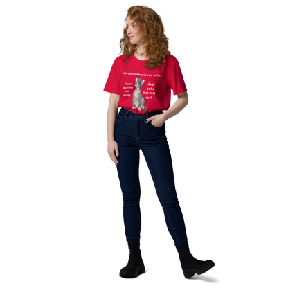 "DITCHED PRINCE CHARMING & GOT A SPHYNX CAT" ECO TEE