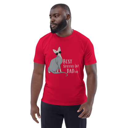 "BEST SPHYNX CAT DAD" UNISEX ECO TEE